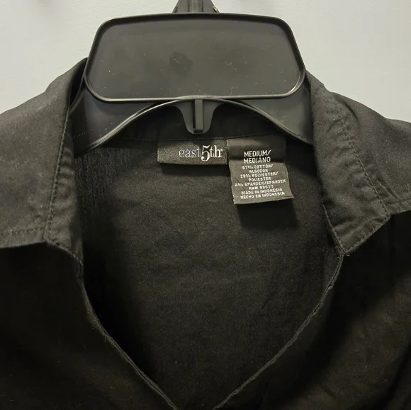 East 5th Elegant Black Blouse - Picture 3 of 3